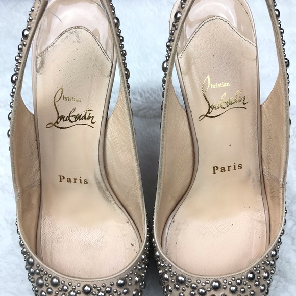 CHRISTIAN LOUBOUTIN | Star Prive Studded Pumps - Picture 3 of 8